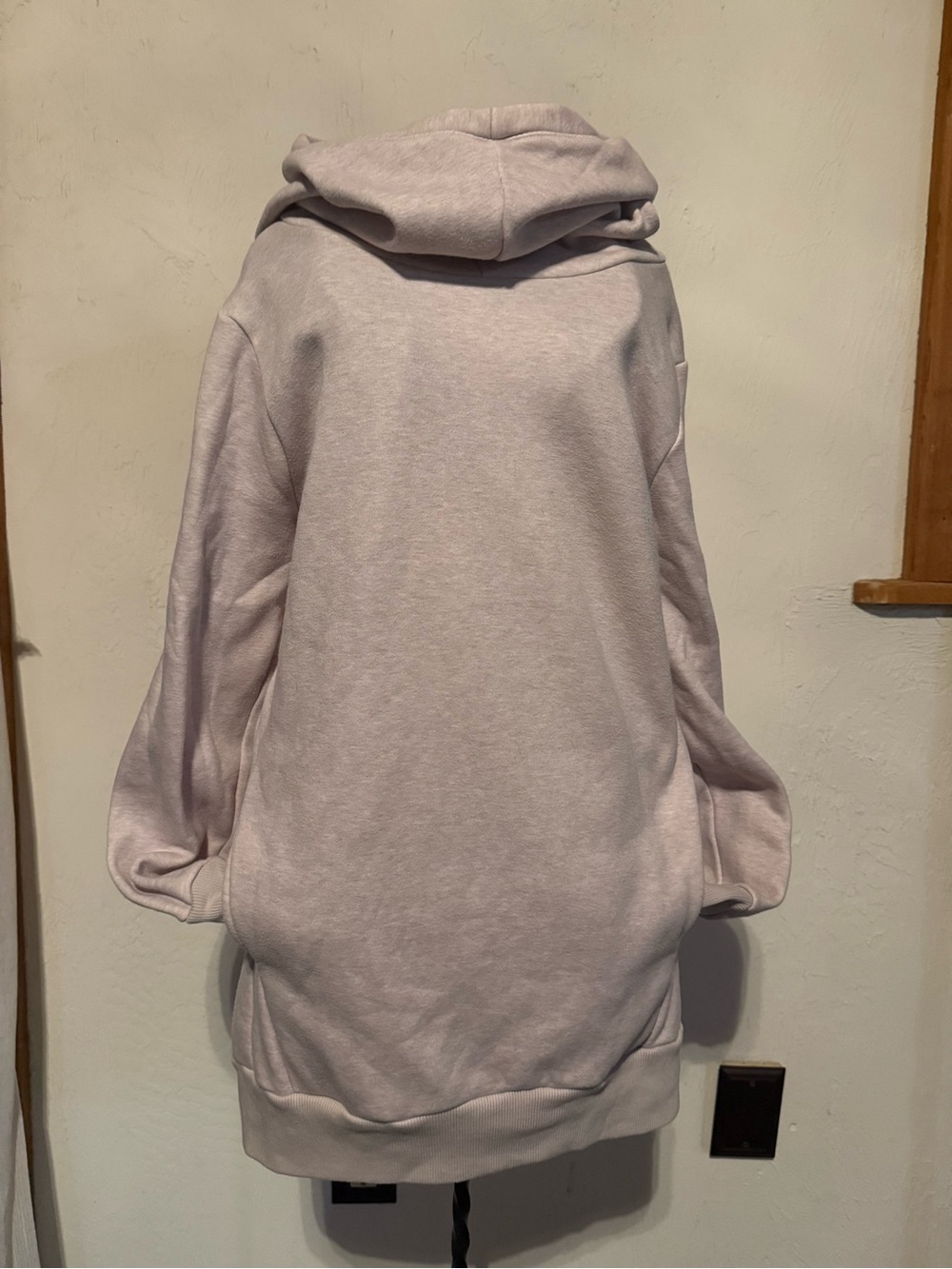 Fabletics Zaylee Heather Pink Cowl-Neck Hoodie - Picture 10 of 11